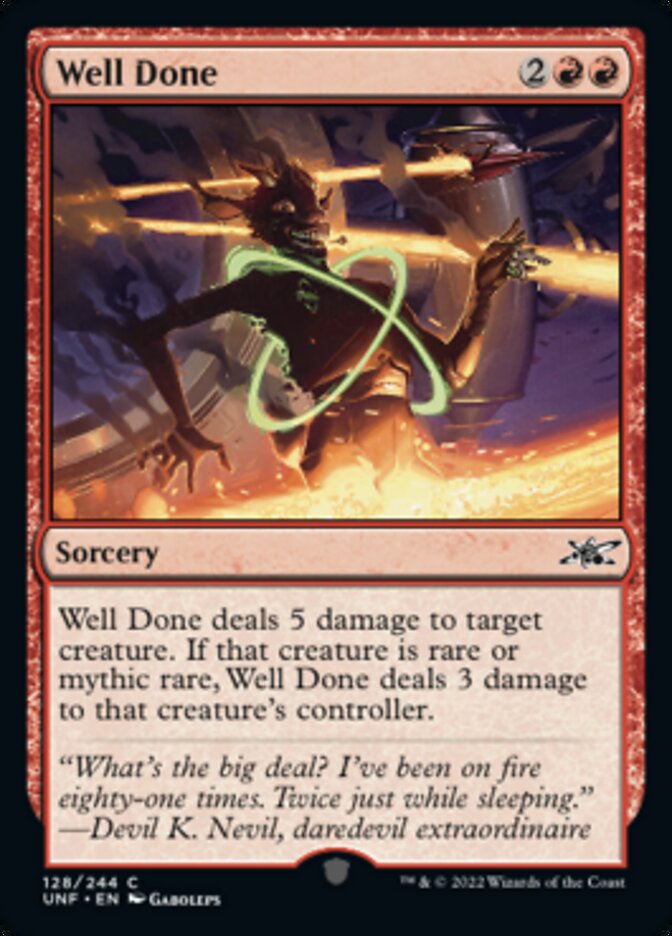 Well Done [Unfinity] Foil