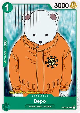 Bepo (ST02-012) - [Super Pre-Release Starter Deck 2: Worst Generation]