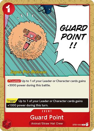 Guard Point (ST01-014) - [Super Pre-Release Starter Deck 1: Straw Hat Crew]