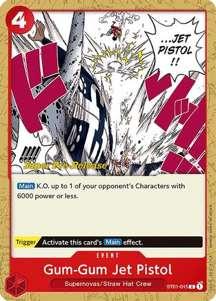 Gum-Gum Jet Pistol (ST01-015) - [Super Pre-Release Starter Deck 1: Straw Hat Crew]