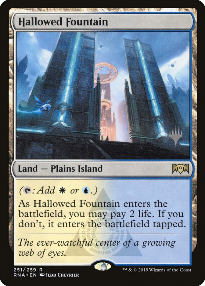 Hallowed Fountain (Promo Pack) [Ravnica Allegiance Promos] Foil