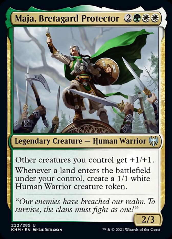 Maja, Bretagard Protector [Kaldheim] Foil