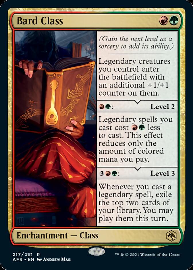 Bard Class [Dungeons & Dragons: Adventures in the Forgotten Realms] Foil