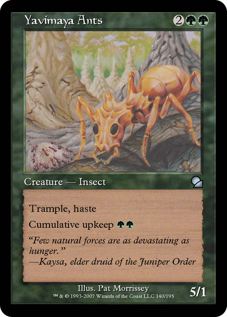 Yavimaya Ants  [Masters Edition] Foil