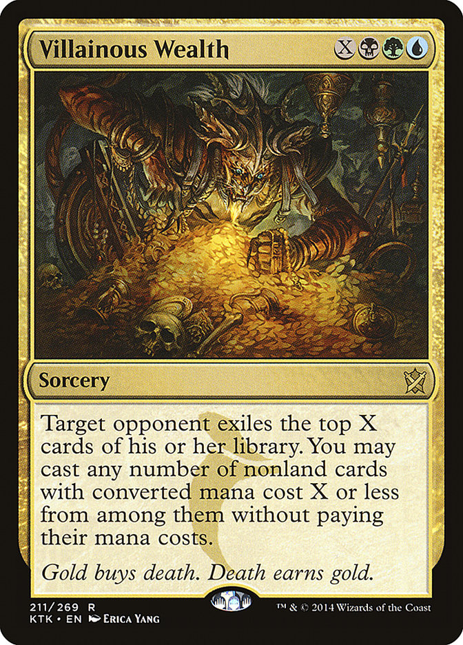 Villainous Wealth [Khans of Tarkir] Foil
