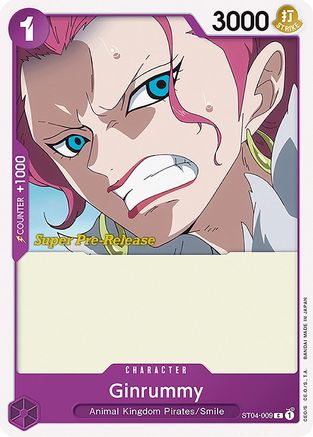 Ginrummy (ST04-009) - [Super Pre-Release Starter Deck 4: Animal Kingdom Pirates]