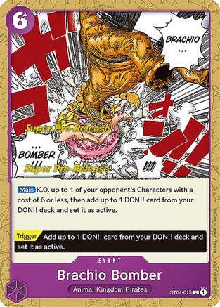 Brachio Bomber (ST04-015) - [Super Pre-Release Starter Deck 4: Animal Kingdom Pirates]