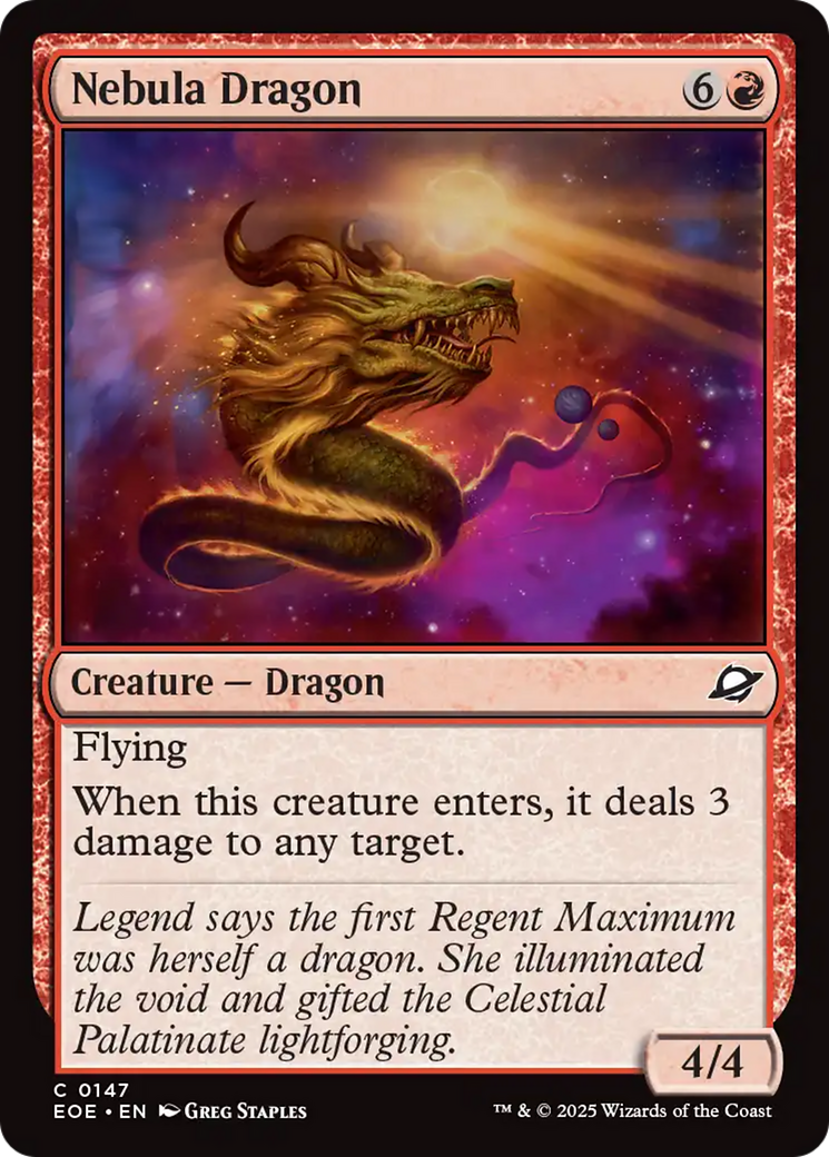 Nebula Dragon [Edge of Eternities] Foil