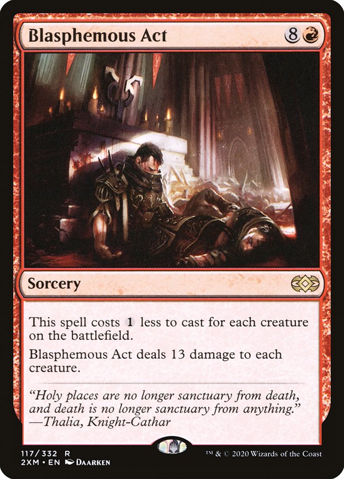 Blasphemous Act [Double Masters] Foil