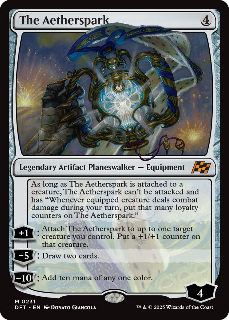 The Aetherspark [Aetherdrift] Foil