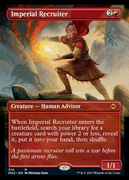Imperial Recruiter (Borderless Alternate Art) [Modern Horizons 2] Foil