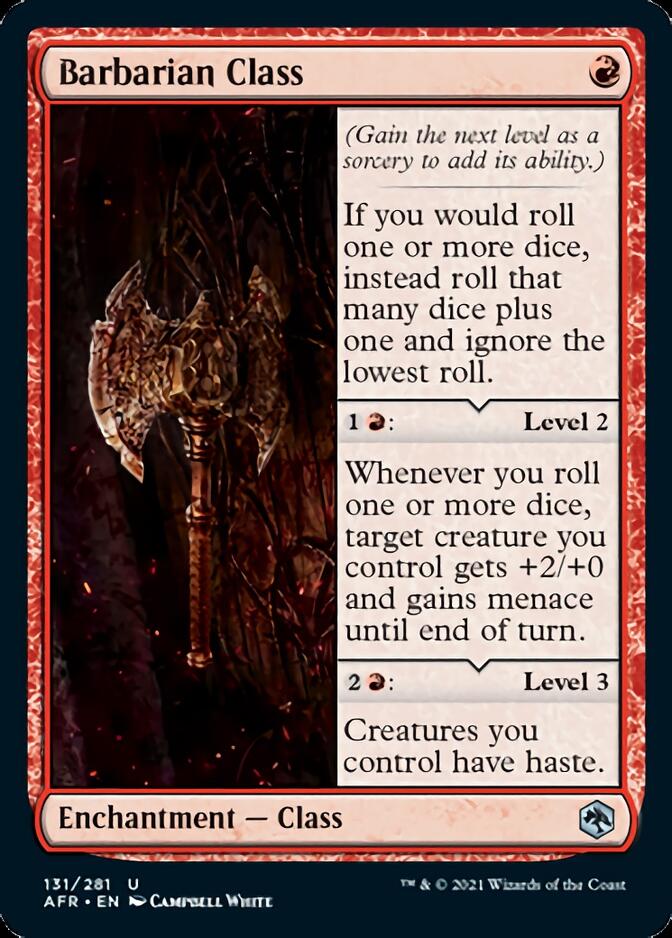 Barbarian Class [Dungeons & Dragons: Adventures in the Forgotten Realms] Foil