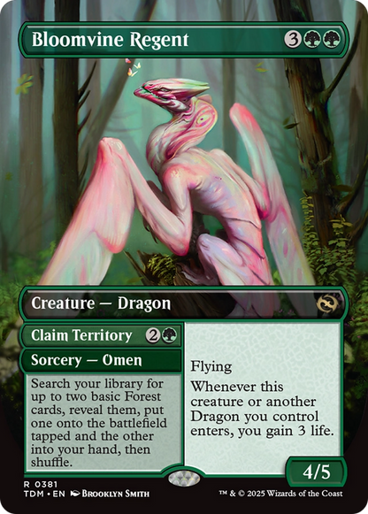 Bloomvine Regent (Borderless) [Tarkir: Dragonstorm] Foil