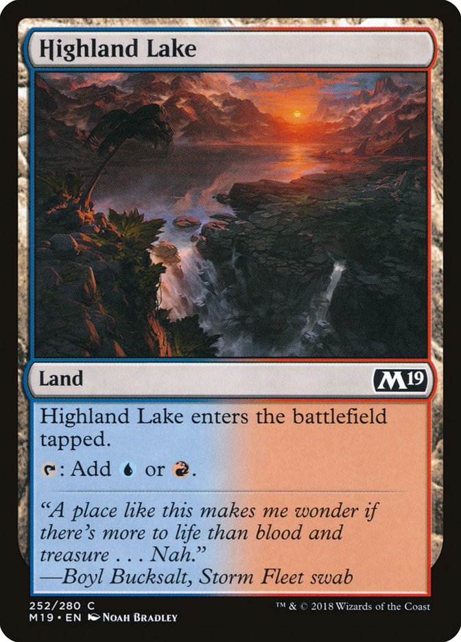 Highland Lake [Core Set 2019] Foil