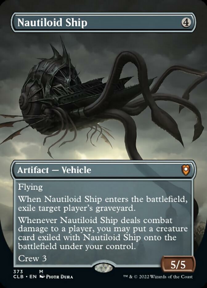 Nautiloid Ship (Borderless Alternate Art) [Commander Legends: Battle for Baldur's Gate] Foil