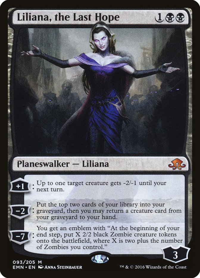 Liliana, the Last Hope [Eldritch Moon] Foil