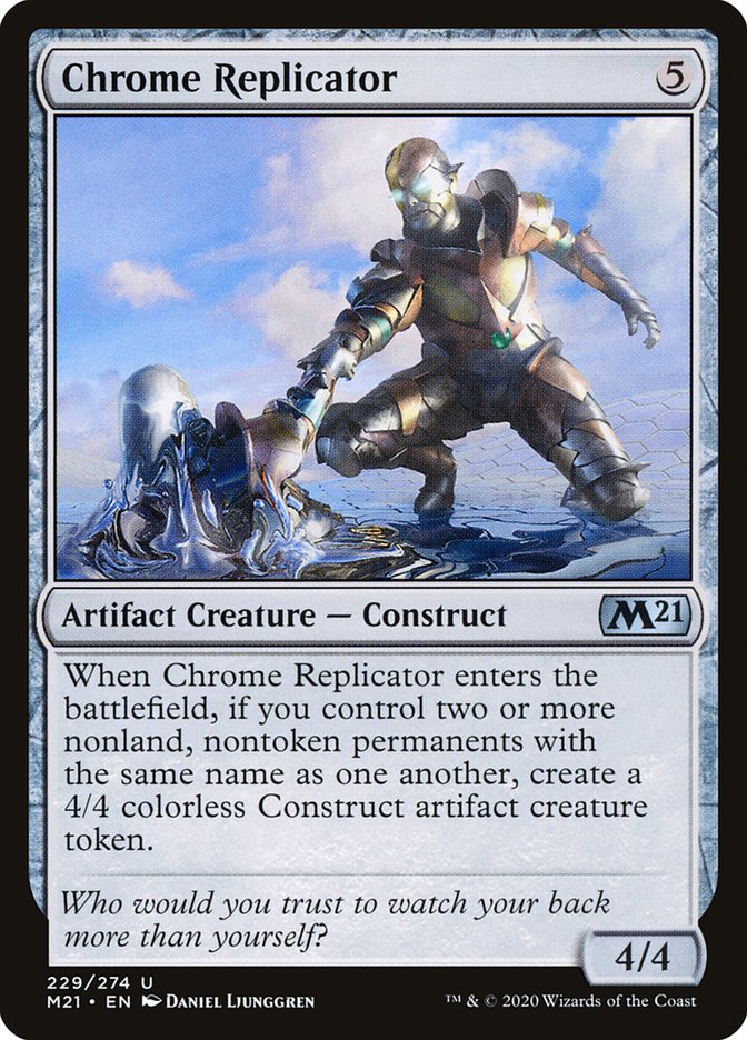Chrome Replicator [Core Set 2021] Foil
