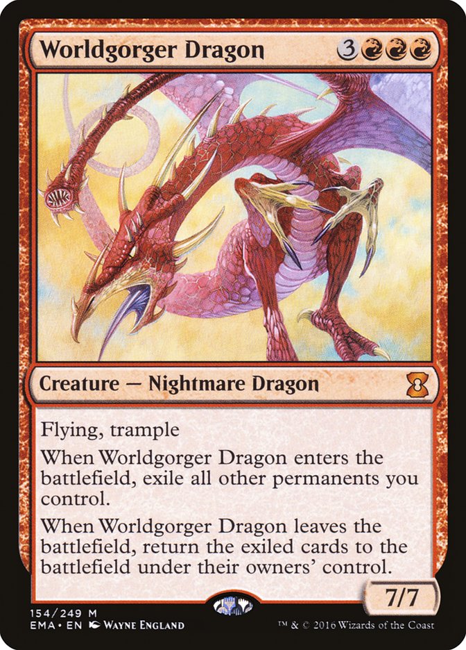 Worldgorger Dragon [Eternal Masters] Foil
