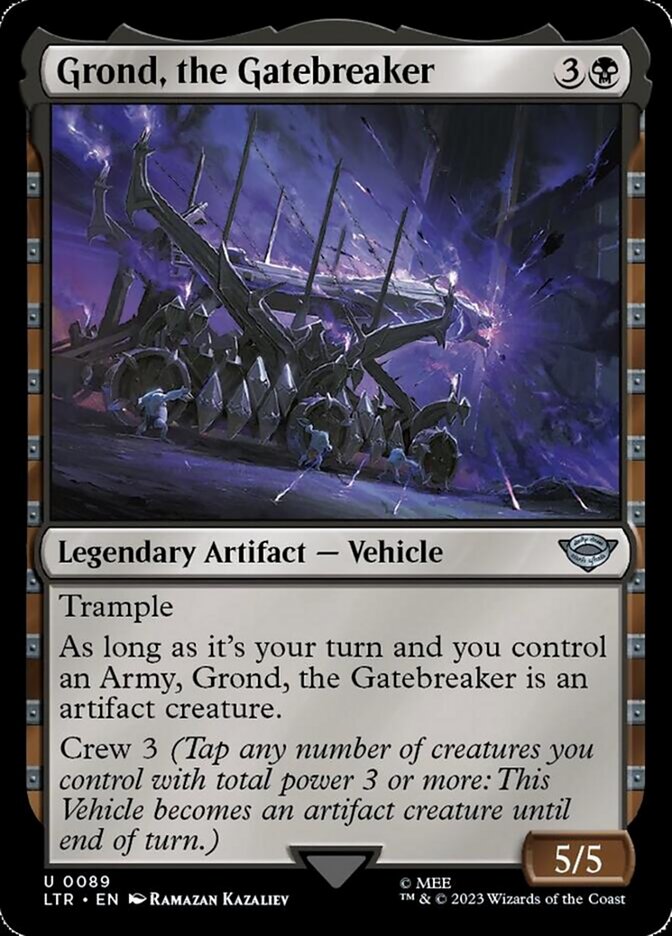 Grond, the Gatebreaker [The Lord of the Rings: Tales of Middle-Earth] Foil