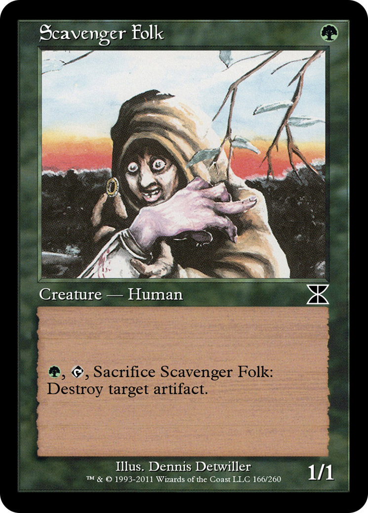 Scavenger Folk  [Masters Edition IV] Foil