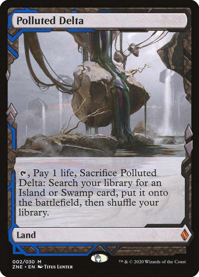 Polluted Delta (Expeditions) [Zendikar Rising Expeditions] Foil