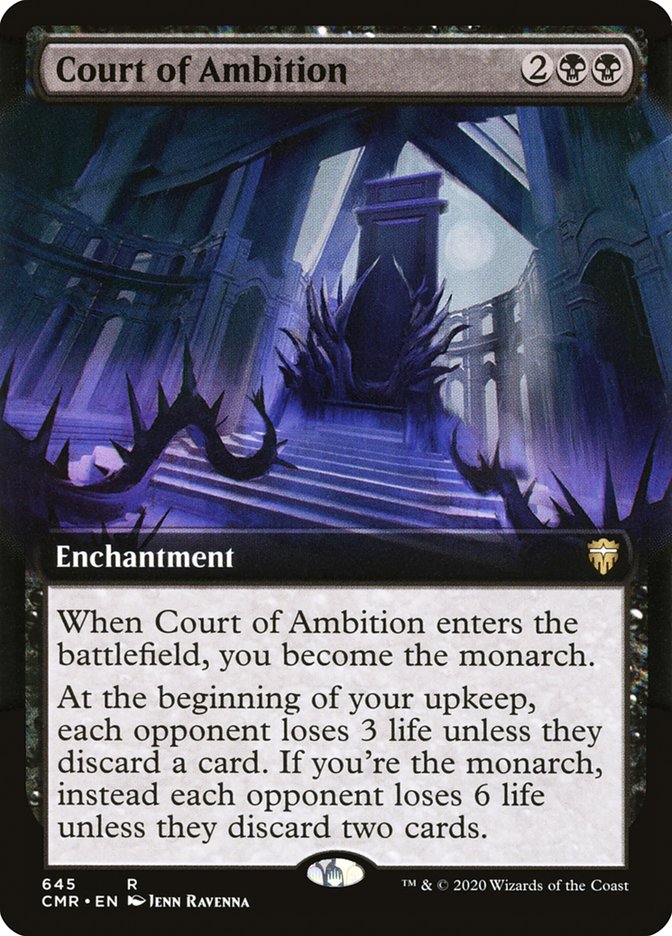 Court of Ambition (Extended Art) [Commander Legends] Foil