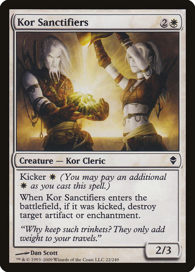 Kor Sanctifiers [Zendikar] Foil
