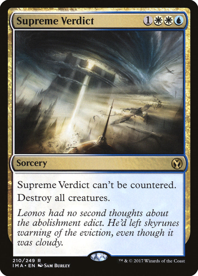 Supreme Verdict [Iconic Masters] Foil