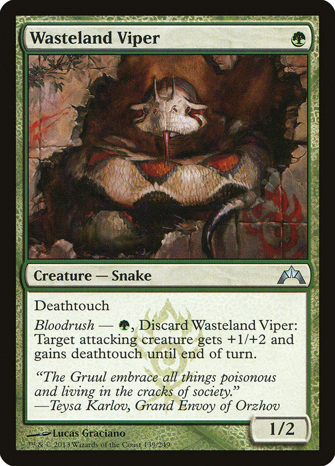 Wasteland Viper [Gatecrash] Foil