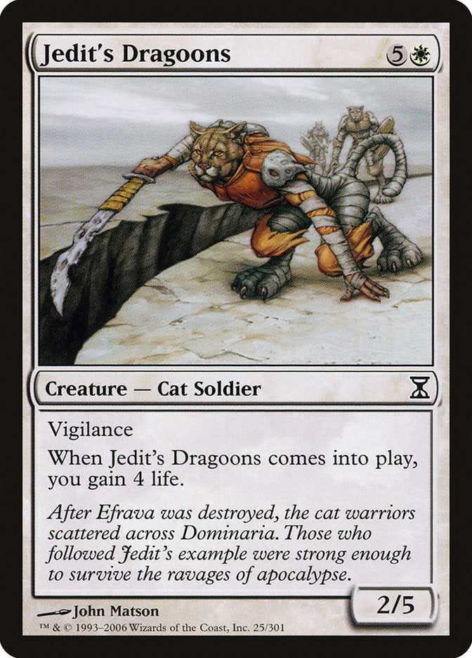 Jedit's Dragoons [Time Spiral] Foil