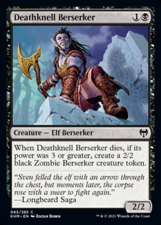 Deathknell Berserker [Kaldheim] Foil