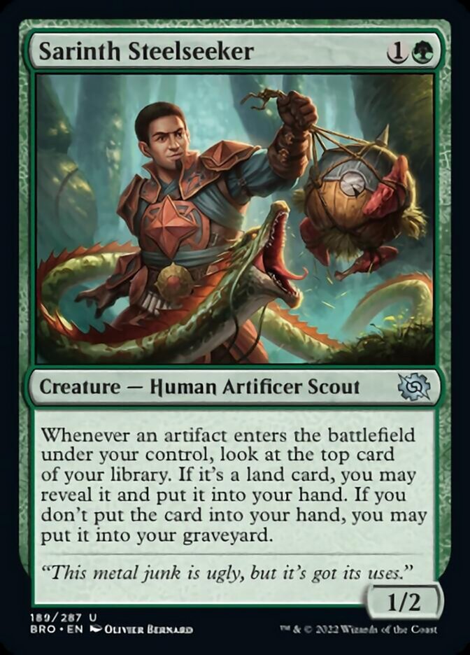 Sarinth Steelseeker [The Brothers' War] Foil