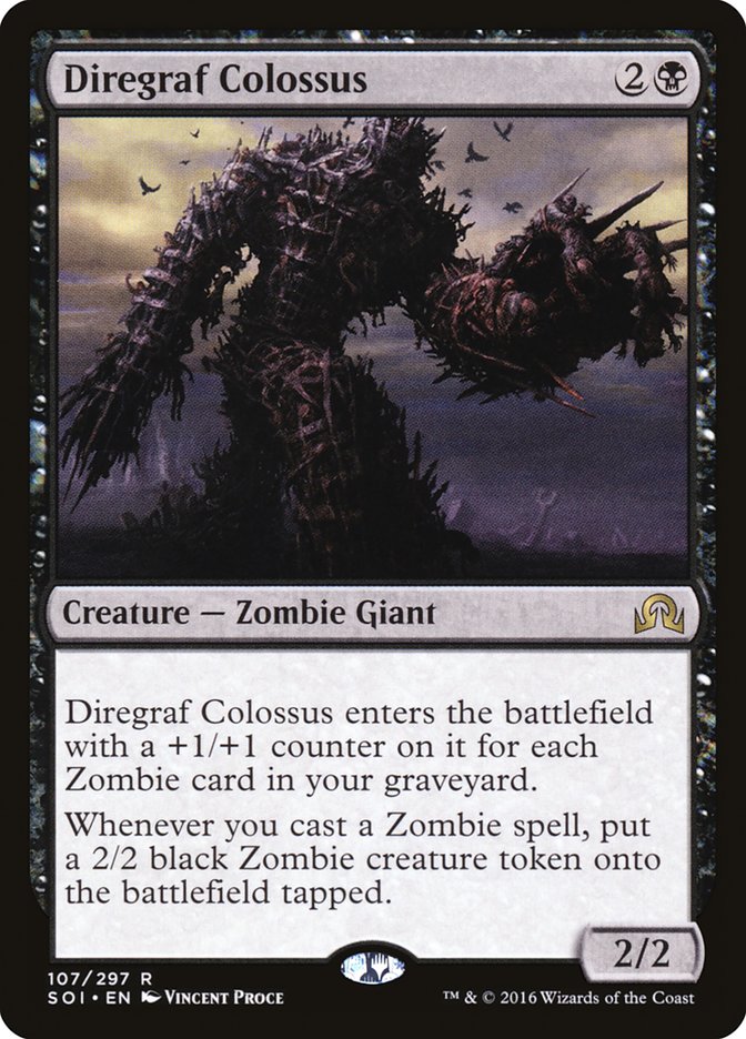 Diregraf Colossus [Shadows over Innistrad] Foil