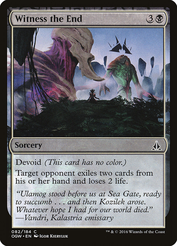 Witness the End [Oath of the Gatewatch] Foil