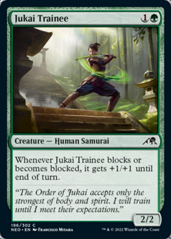 Jukai Trainee [Kamigawa: Neon Dynasty] Foil