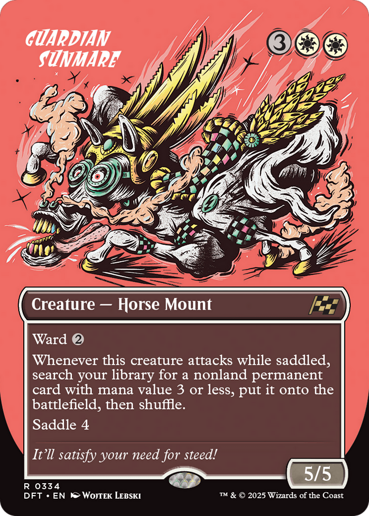 Guardian Sunmare (Borderless) [Aetherdrift] Foil