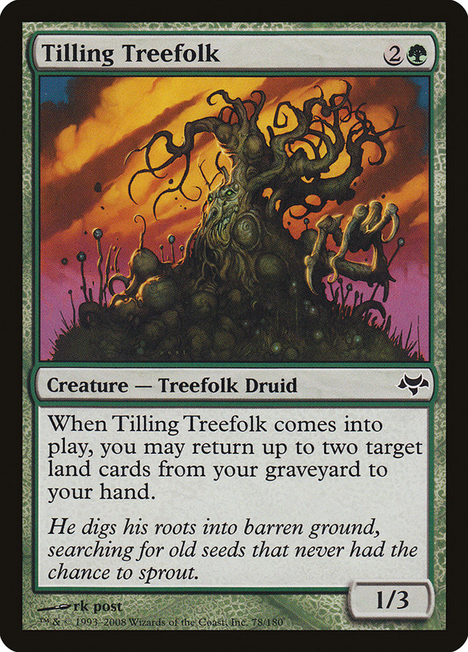 Tilling Treefolk [Eventide] Foil