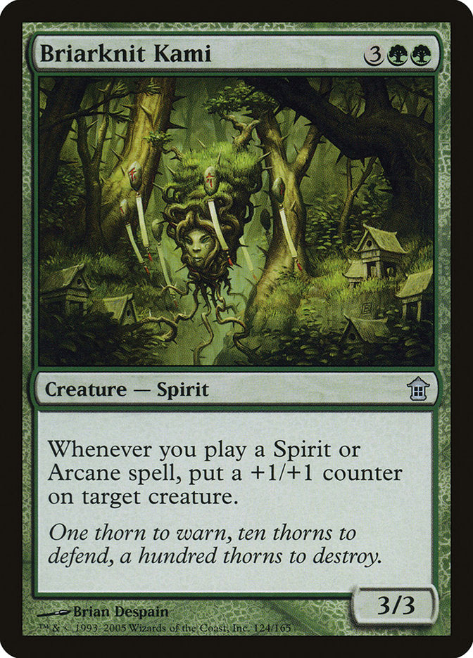 Briarknit Kami [Saviors of Kamigawa] Foil