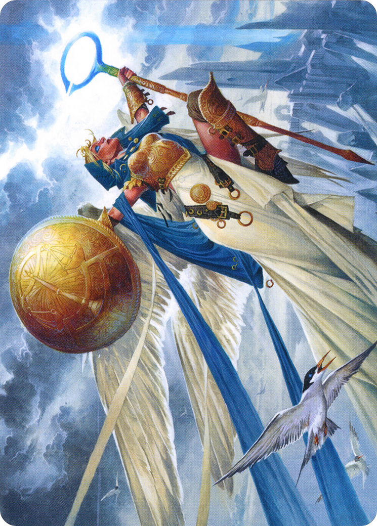 Linvala, Shield of Sea Gate // Linvala, Shield of Sea Gate  [Zendikar Rising Art Series] (Borderless) Foil