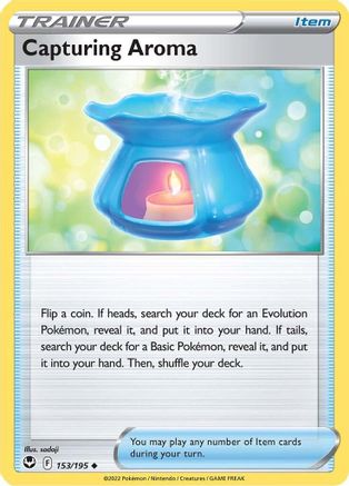 Capturing Aroma (153/195) [Sword & Shield: Silver Tempest] Reverse Holofoil