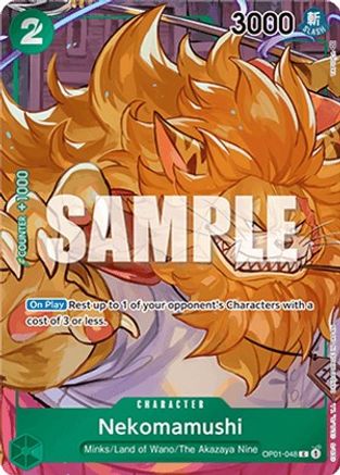 Nekomamushi (Box Topper) (OP01-048) - [Romance Dawn] Foil