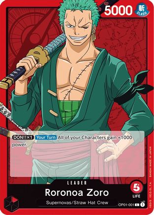 Roronoa Zoro (001) (OP01-001) - [Romance Dawn]