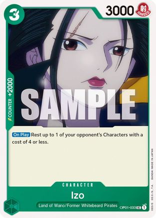 Izo (OP01-033) - [Romance Dawn]