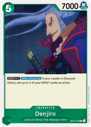 Denjiro (OP01-046) - [Romance Dawn] Foil