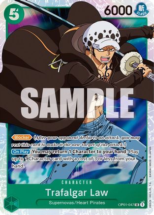 Trafalgar Law (047) (OP01-047) - [Romance Dawn] Foil