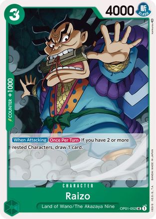 Raizo (OP01-052) - [Romance Dawn]