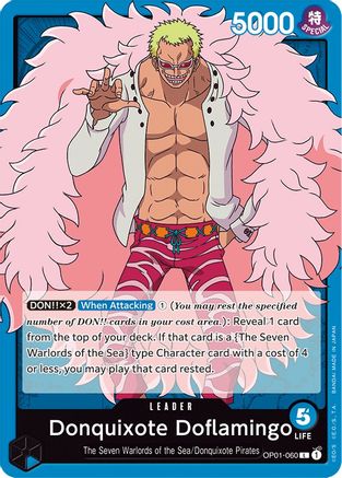 Donquixote Doflamingo (060) (OP01-060) - [Romance Dawn]