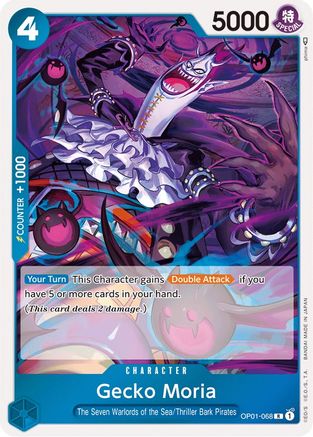 Gecko Moria (OP01-068) - [Romance Dawn] Foil