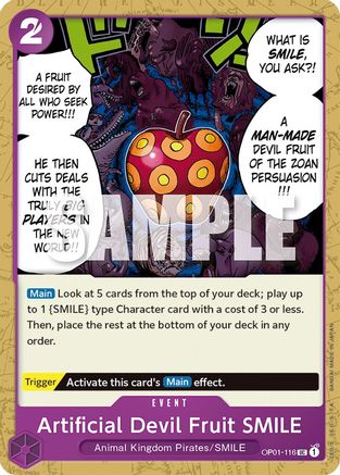 Artificial Devil Fruit SMILE (OP01-116) - [Romance Dawn]