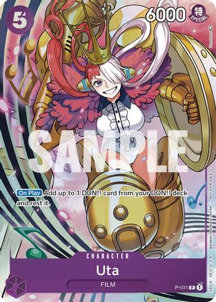 Uta (Event Pack Vol. 1) (P-031) - [One Piece Promotion Cards] Foil